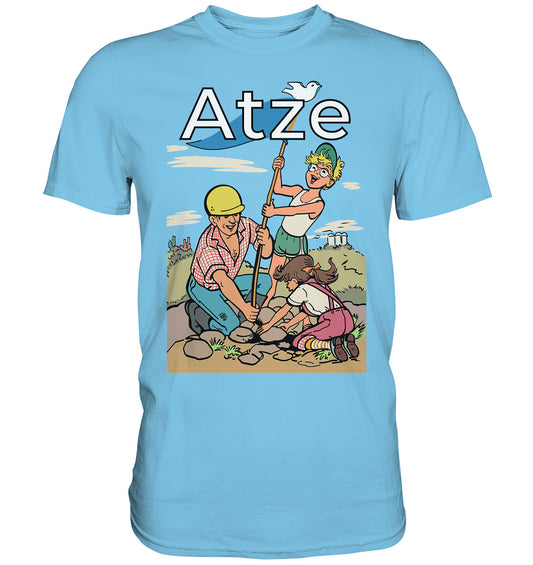 DDR Ostalgie Shirt Unisex • ATZE - TITEL FRIEDENSFLAGGE