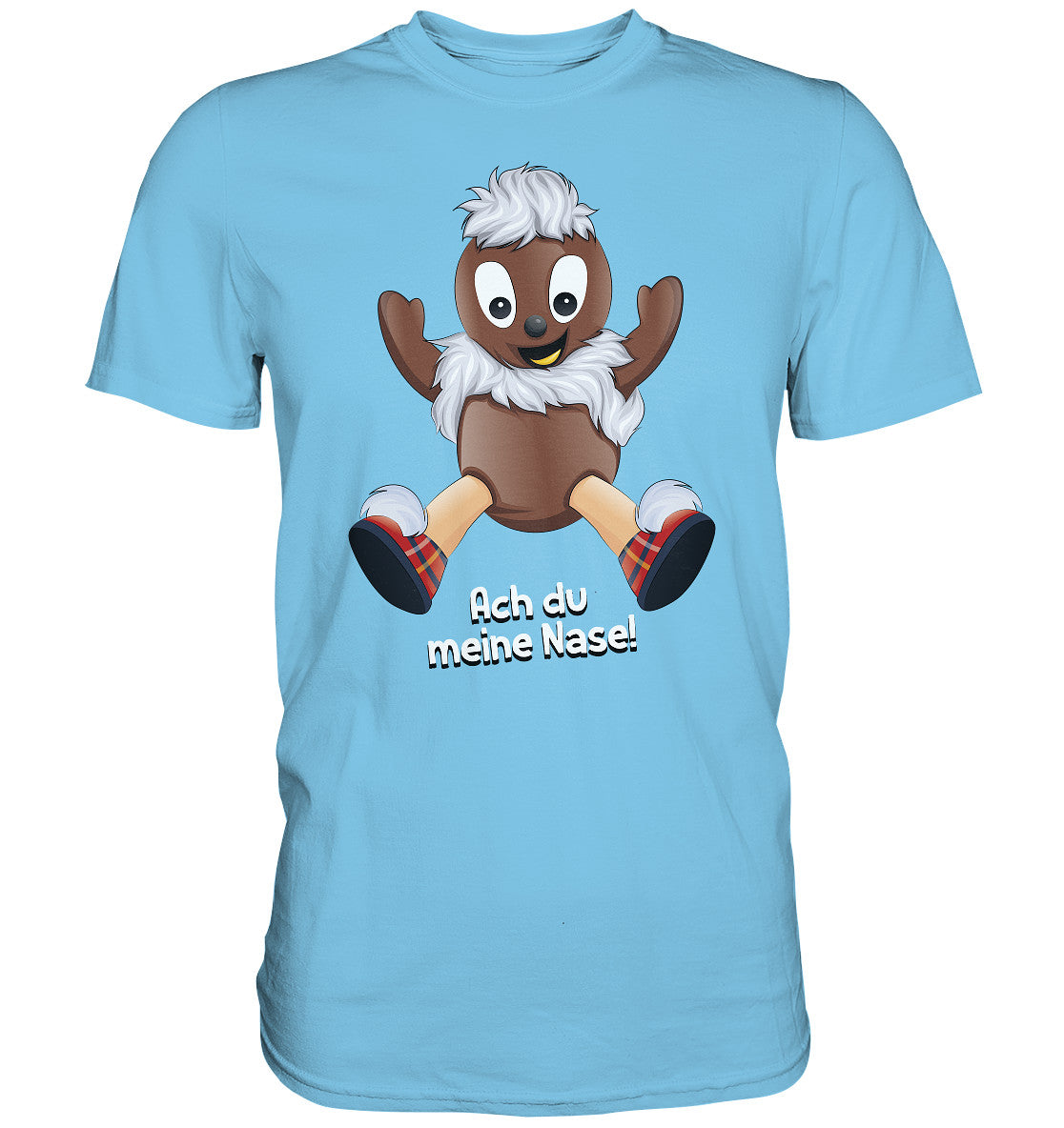 DDR Ostalgie Shirt Unisex • UNSER SANDMÄNNCHEN - PITTIPLATSCH - ACH DU MEINE NASE!