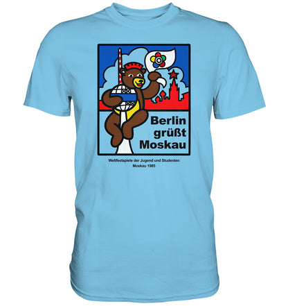 DDR Ostalgie Shirt Unisex • WELTFESTSPIELE DER JUGEND, MOSKAU 1985