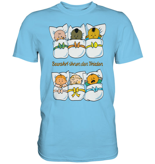 DDR Ostalgie Shirt Unisex • BEWAHRT IHNEN DEN FRIEDEN (DDR ORIGINAL-PLAKAT)