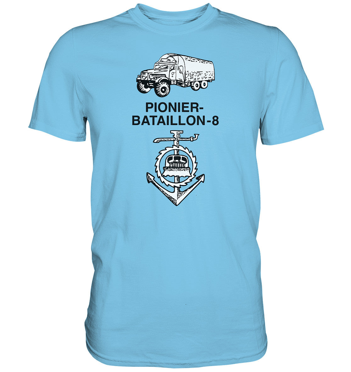 DDR Ostalgie Shirt Unisex • NVA PIONIERBATAILLON 8