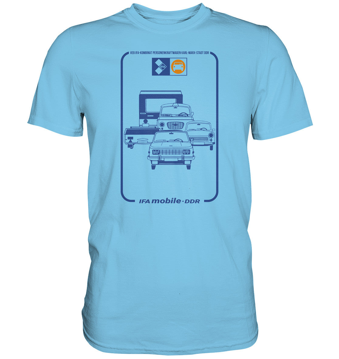 DDR Ostalgie Shirt Unisex • VEB IFA-KOMBINAT PKW KARL-MARX-STADT