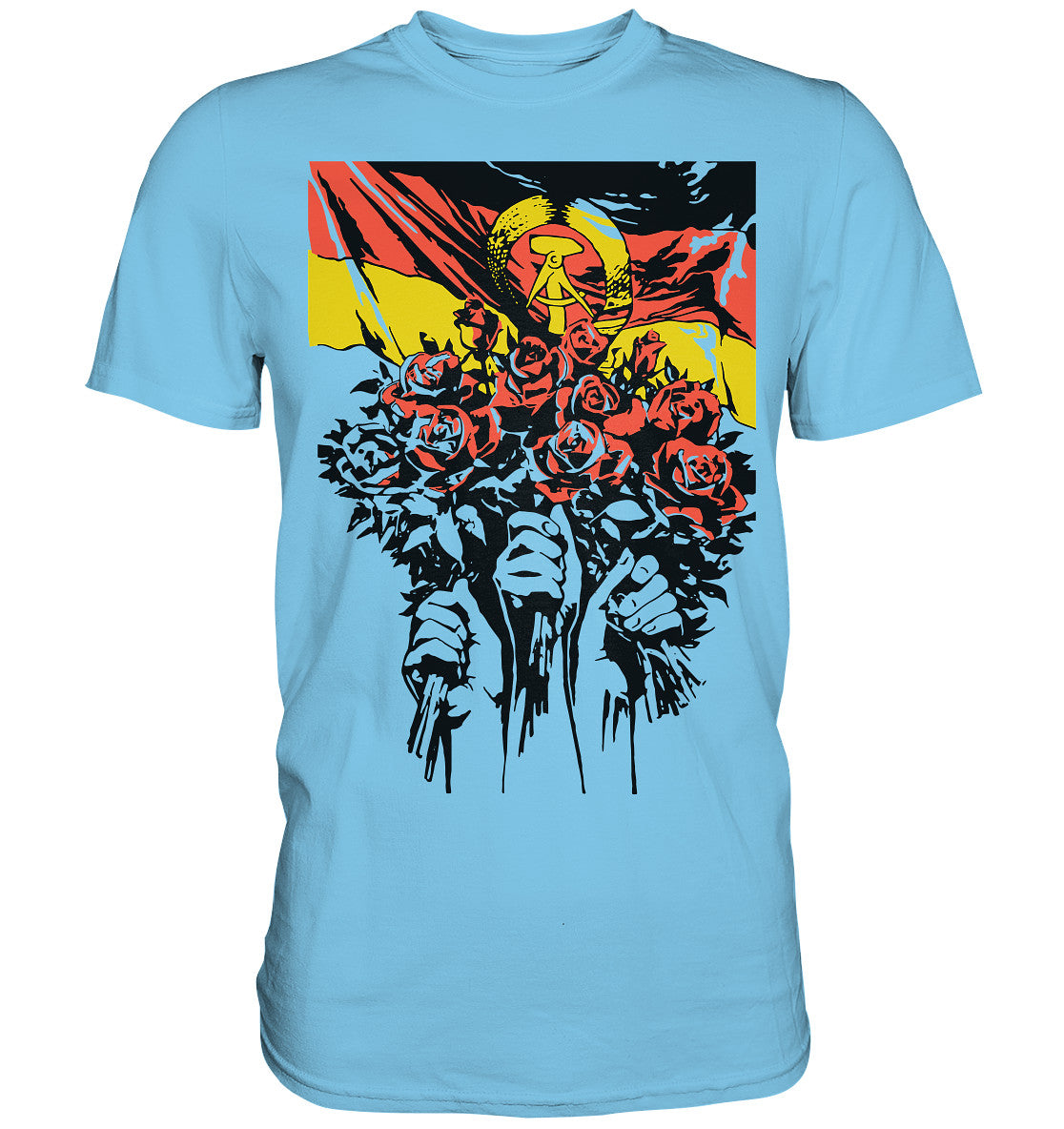 DDR Ostalgie Shirt Unisex • NATIONALES JUGENDFESTIVAL - BERLIN 1979, PLAKATMOTIV