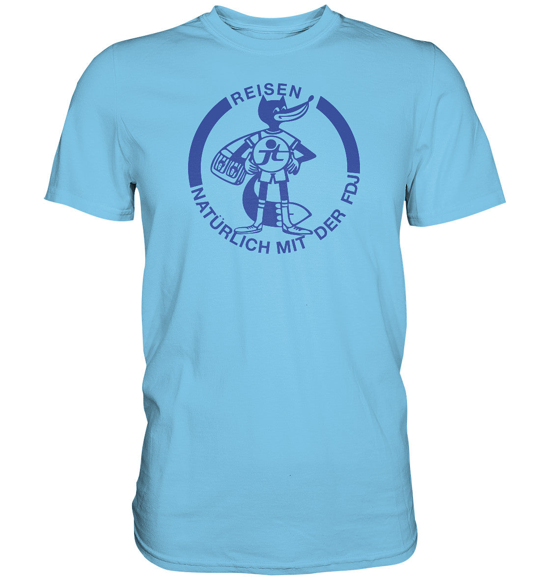 DDR Ostalgie Shirt Unisex • FDJ JUGENDTOURIST