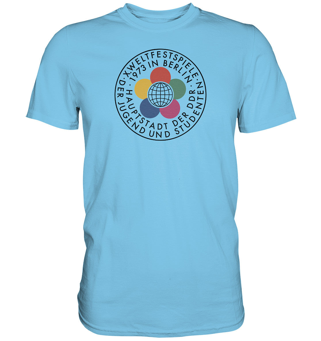 DDR Ostalgie Shirt Unisex •  WELTFESTSPIELE 1973 - hell