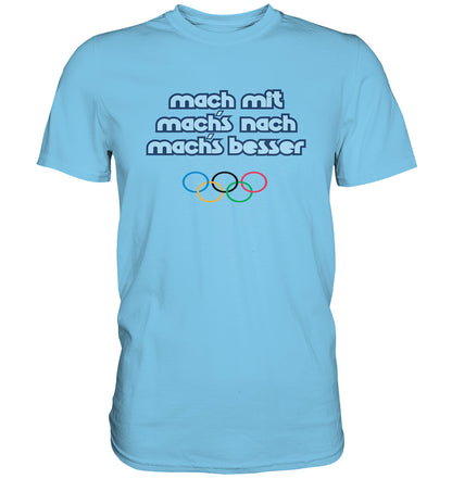 DDR Ostalgie Shirt Unisex • MACHMIT MACHSNACH MACHSBESSER