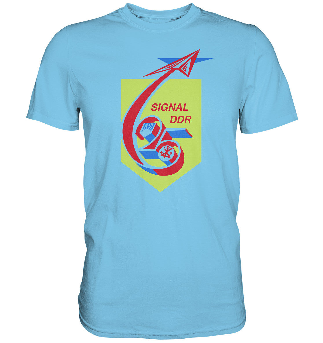 DDR Ostalgie Shirt Unisex • SIGNAL DDR 25 - FDJ, GST 1974