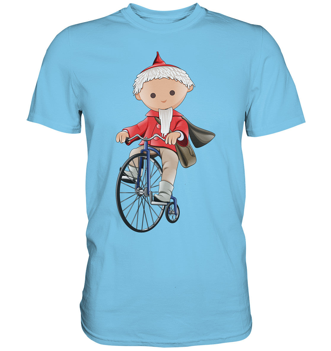 DDR Ostalgie Shirt Unisex • UNSER SANDMÄNNCHEN - AUF DEM HOCHRAD - ROT (PU-97, 1969)