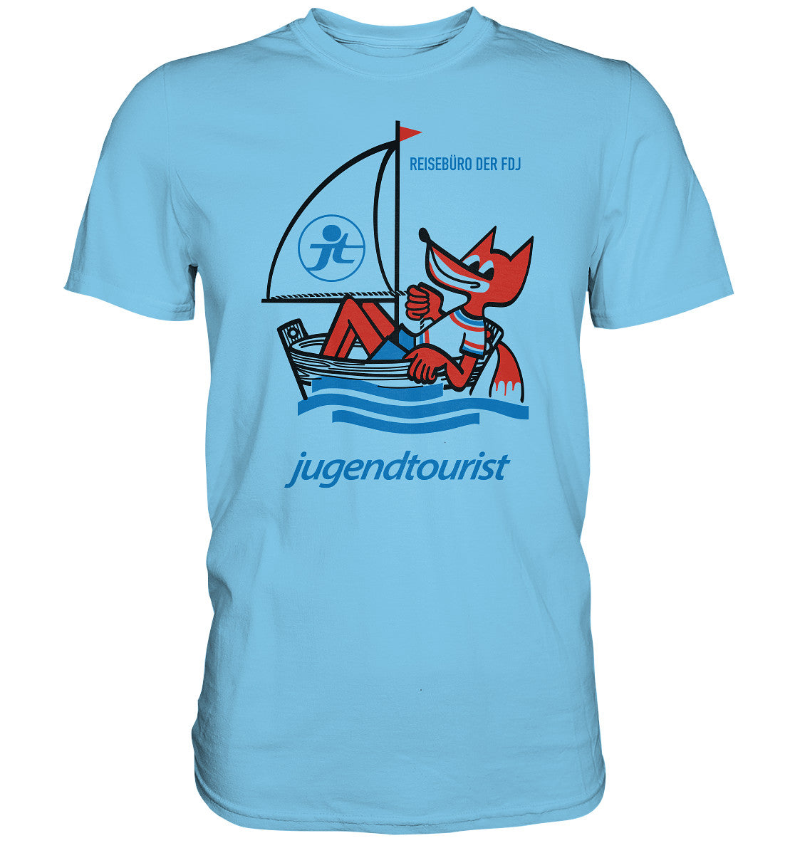 DDR Ostalgie Shirt Unisex • FDJ JUGENDTOURIST