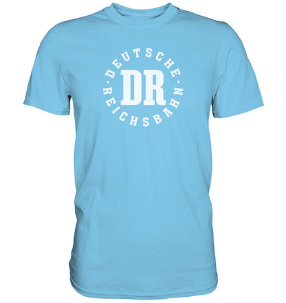 DDR Ostalgie Shirt Unisex • DR - DEUTSCHE REICHSBAHN - dunkel