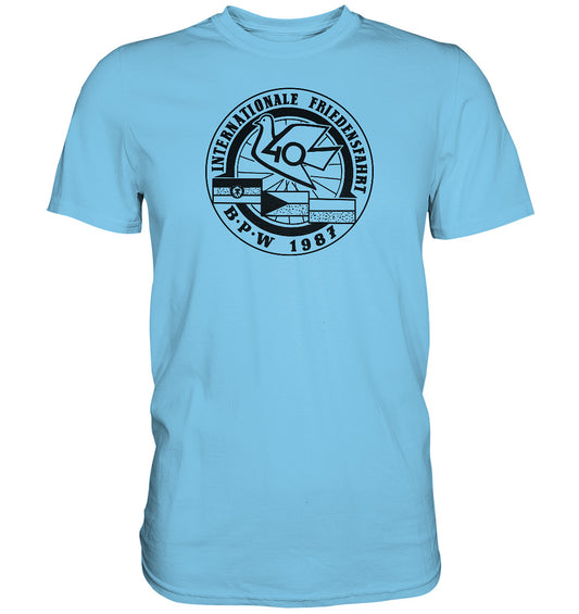 DDR Ostalgie Shirt Unisex • INTERNATIONALE FRIEDENSFAHRT 1987