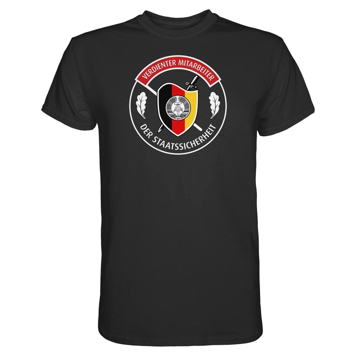 DDR Ostalgie Shirt Unisex • VERDIENTER MITARBEITER DER STAATSSICHERHEIT (ORIGINAL ORDEN)
