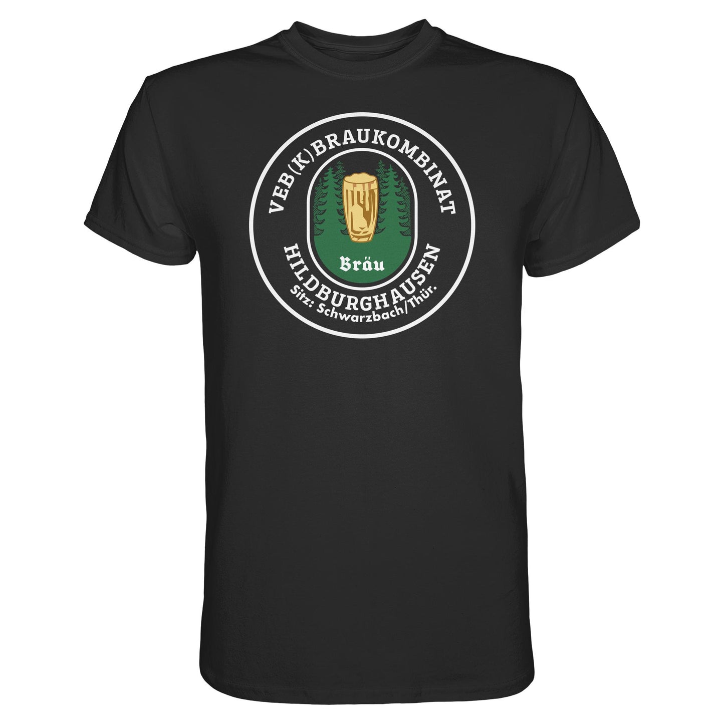 DDR Ostalgie Shirt Unisex • VEB BRAUKOMBINAT HILDBURGHAUSEN BIER