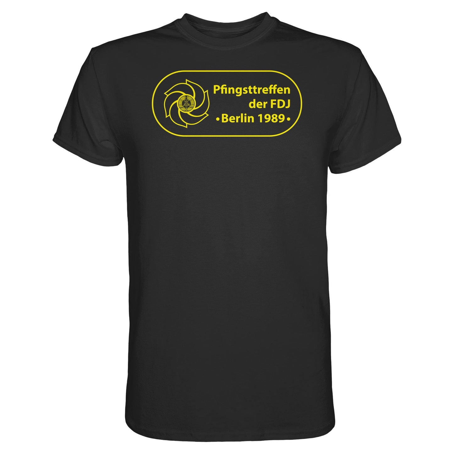 DDR Ostalgie Shirt Unisex • PFINGSTTREFFEN DER FDJ, BERLIN 1989