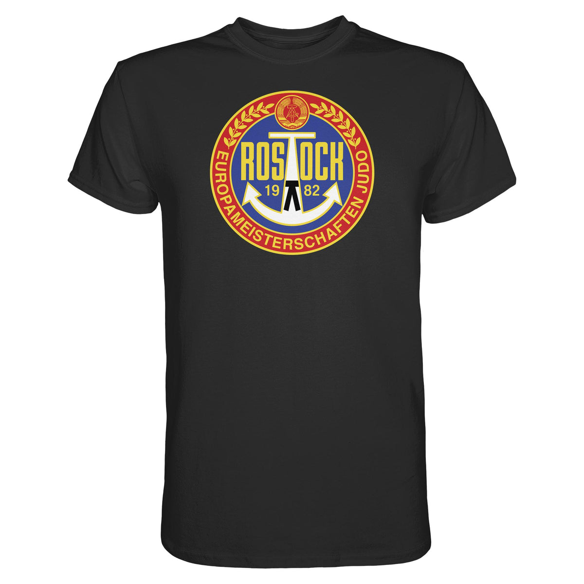 DDR Ostalgie Shirt Unisex • EUROPAMEISTERSCHAFTEN IM JUDO - ROSTOCK 1982