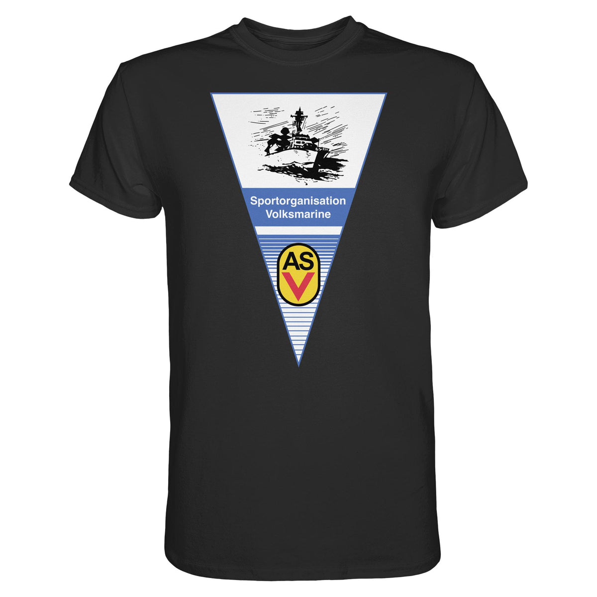 DDR Ostalgie Shirt Unisex • ASV SPORTORGANISATION VOLKSMARINE