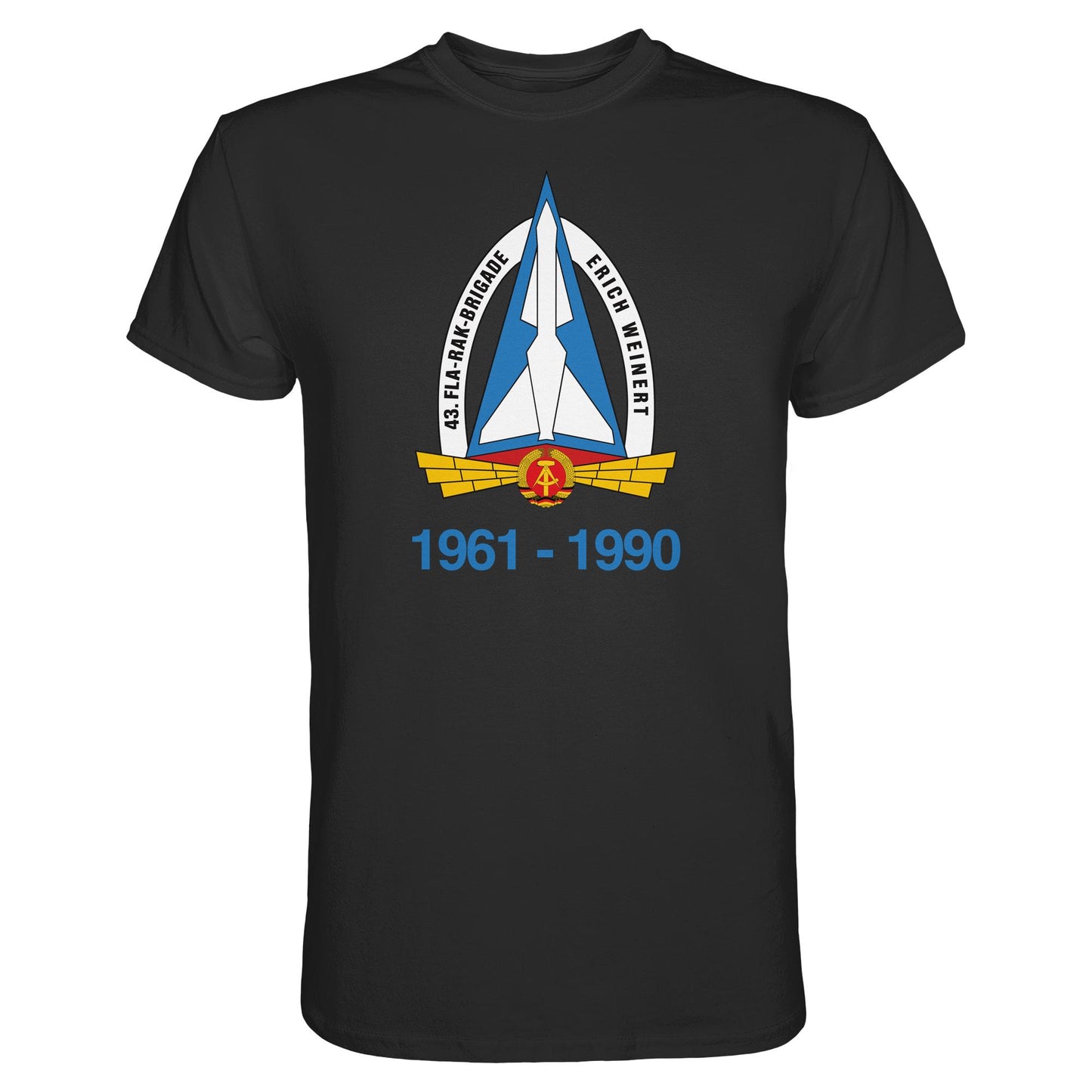 DDR Ostalgie Shirt Unisex • 43. FLA-RAK-BRIGADE ERICH WEINERT