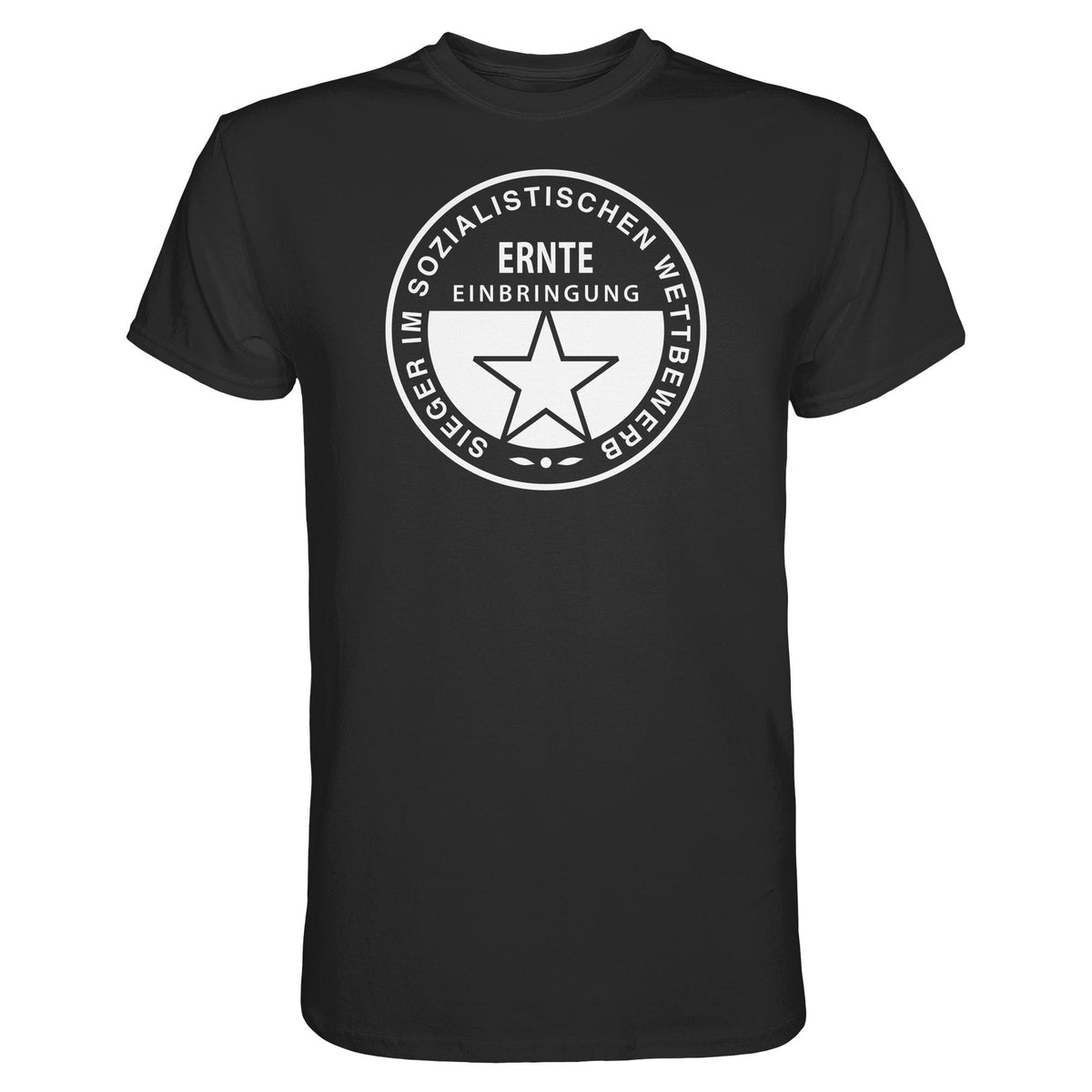 DDR Ostalgie Shirt Unisex • ERNTE-EINBRINGUNG - SIEGER (ORIGINAL-MEDAILLE)