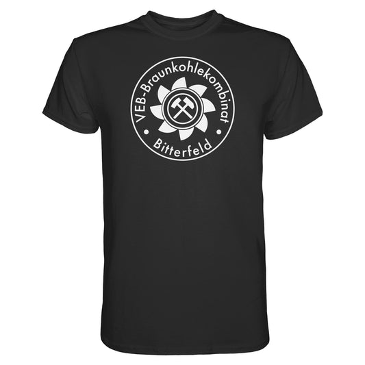 DDR Ostalgie Shirt Unisex • VEB BRAUNKOHLEKOMBINAT BITTERFELD