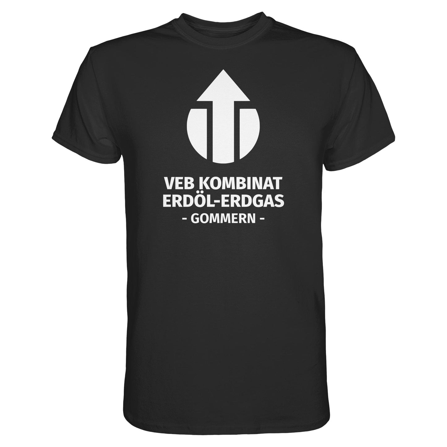 DDR Ostalgie Shirt Unisex • VEB KOMBINAT ERDÖL-ERDGAS GOMMERN