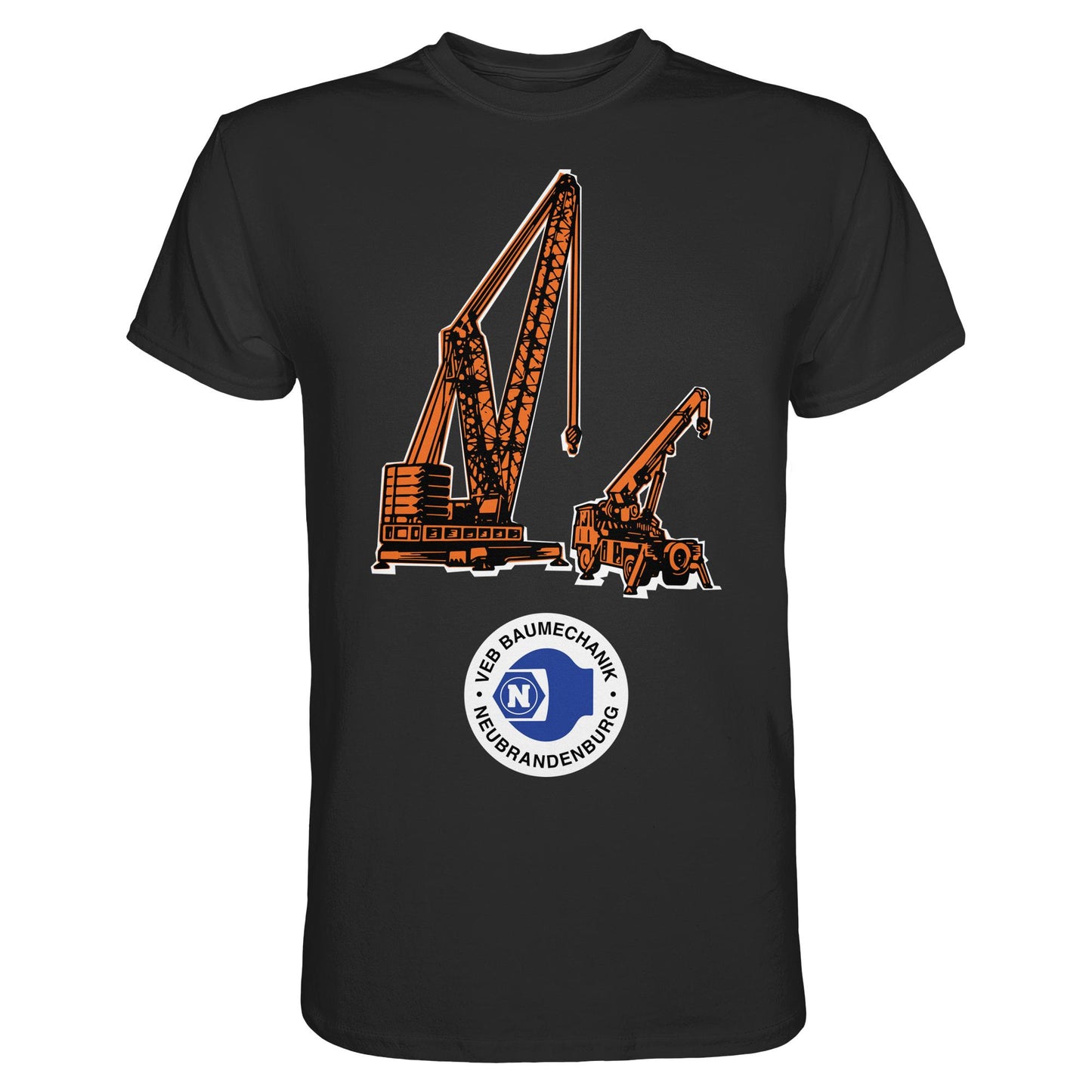 DDR Ostalgie Shirt Unisex • VEB BAUMECHANIK NEUBRANDENBURG