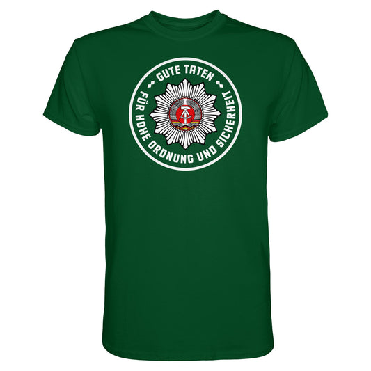 DDR Ostalgie Shirt Unisex • ABZEICHEN VOLKSPOLIZEI FÜR JUNGE PIONIERE