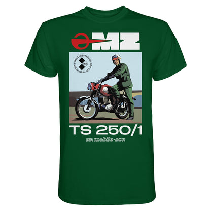 DDR Ostalgie Shirt Unisex • MZ TS 250 (ORIGINAL DDR-PLAKAT)