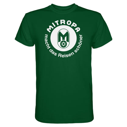 DDR Ostalgie Shirt Unisex • MITROPA MACHT DAS REISEN SCHÖNER - dunkel