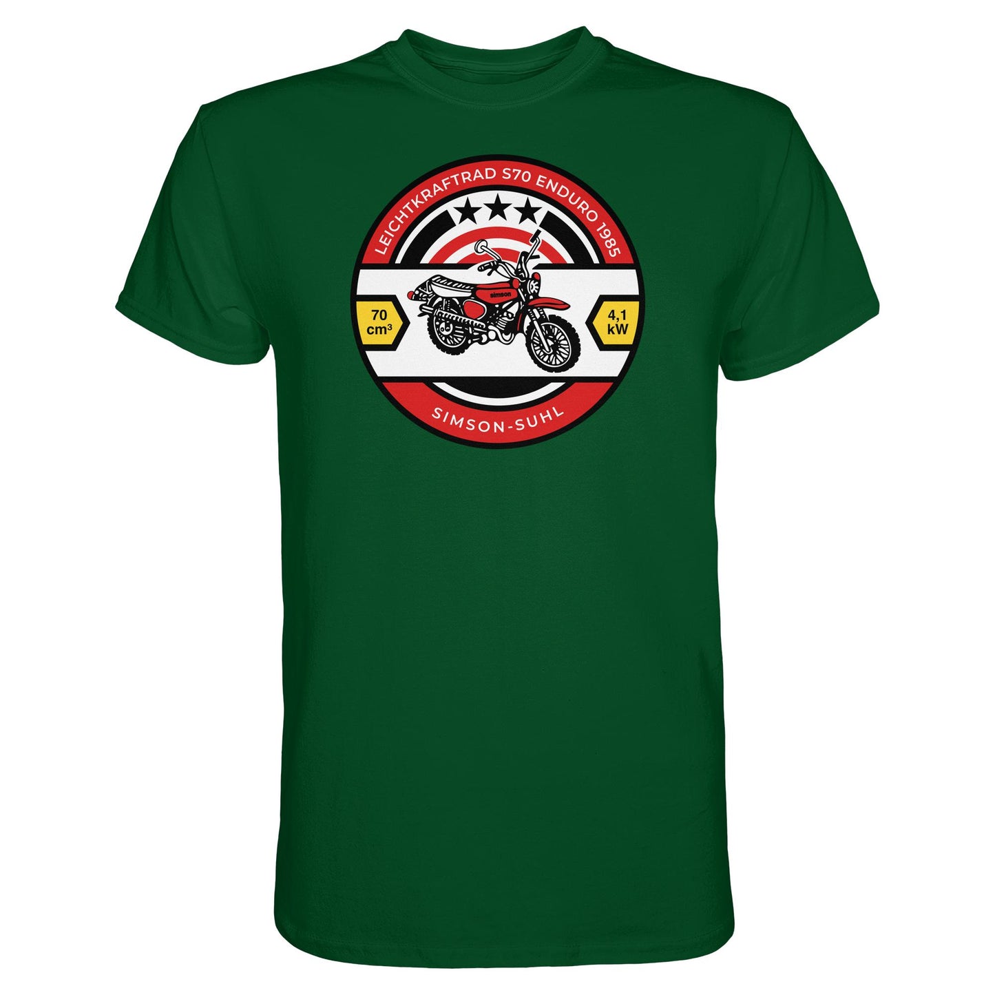 DDR Ostalgie Shirt Unisex • SIMSON S70 - ORIGINAL BIERDECKEL