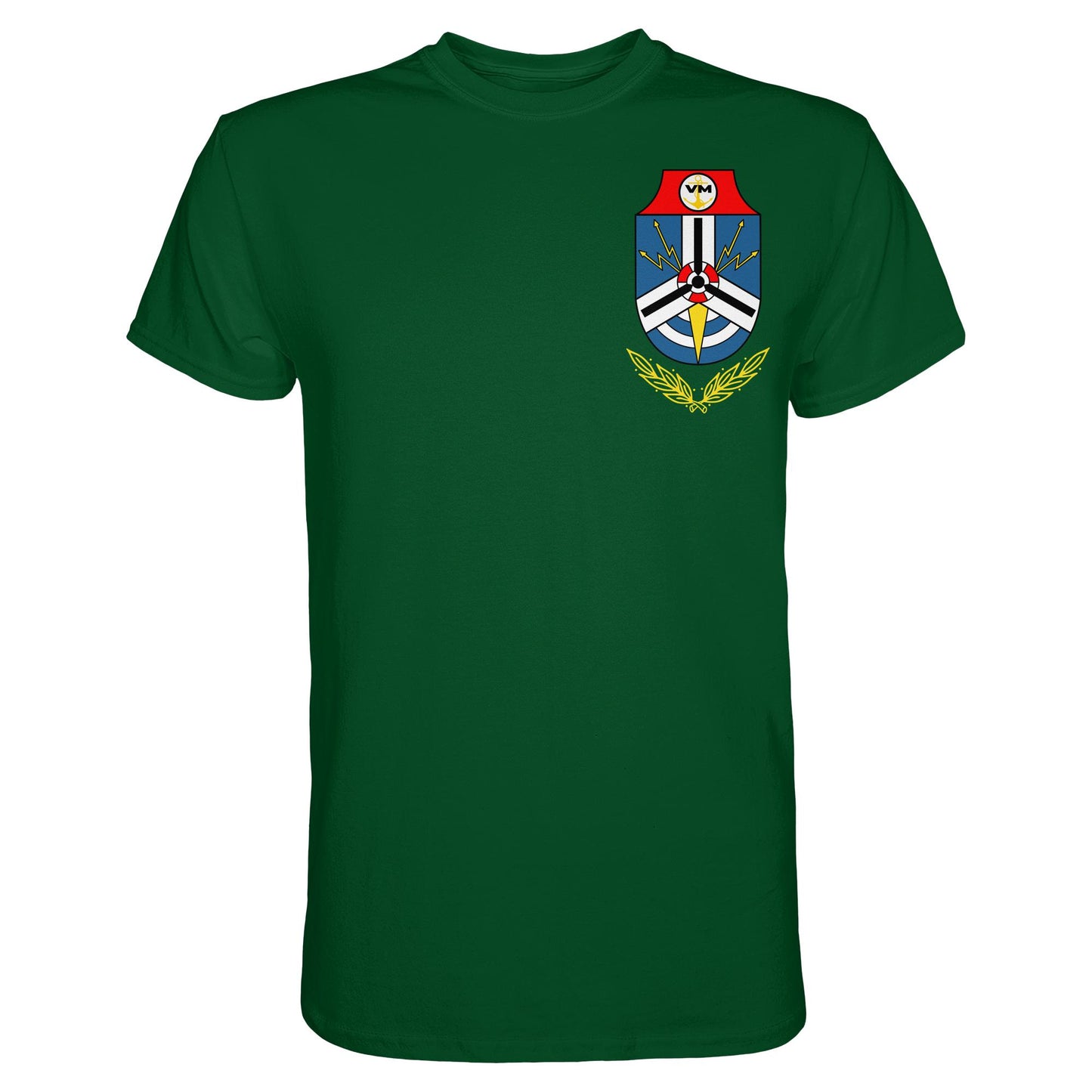 DDR Ostalgie Shirt Unisex • NVA EMBLEM - MARINEGESCHWADER 18 - KURT BARTHEL