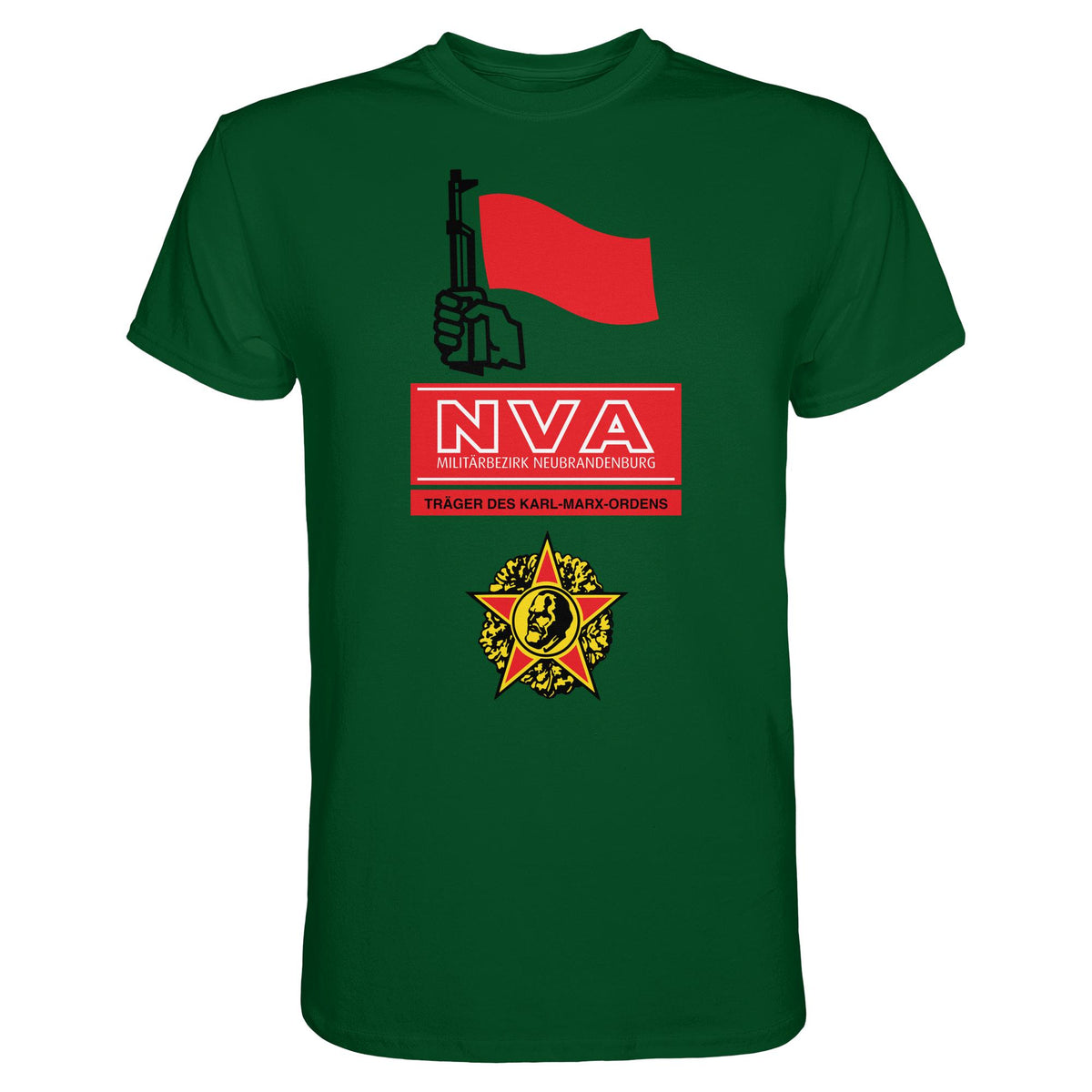 DDR Ostalgie Shirt Unisex • NVA - MILITÄRBEZIRK NEUBRANDENBURG