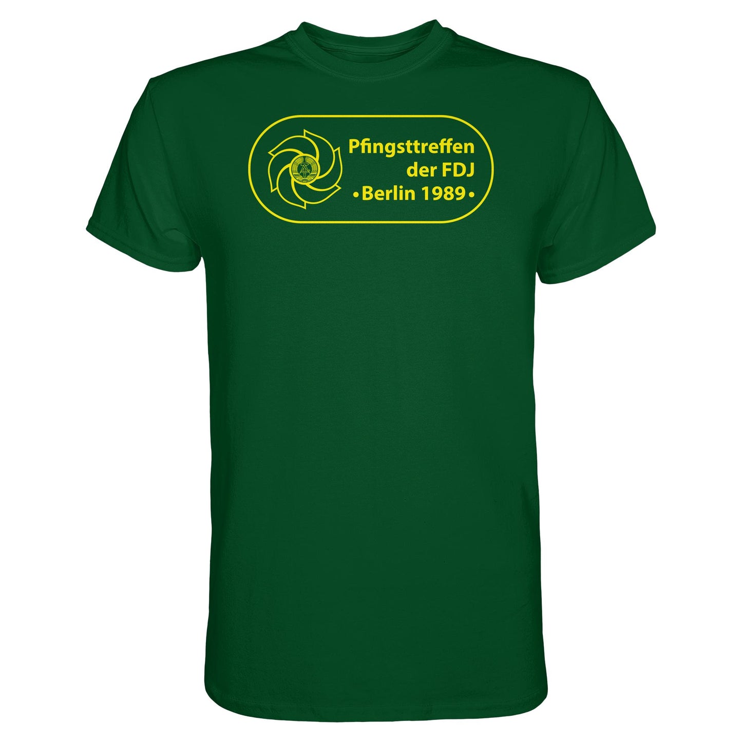 DDR Ostalgie Shirt Unisex • PFINGSTTREFFEN DER FDJ, BERLIN 1989
