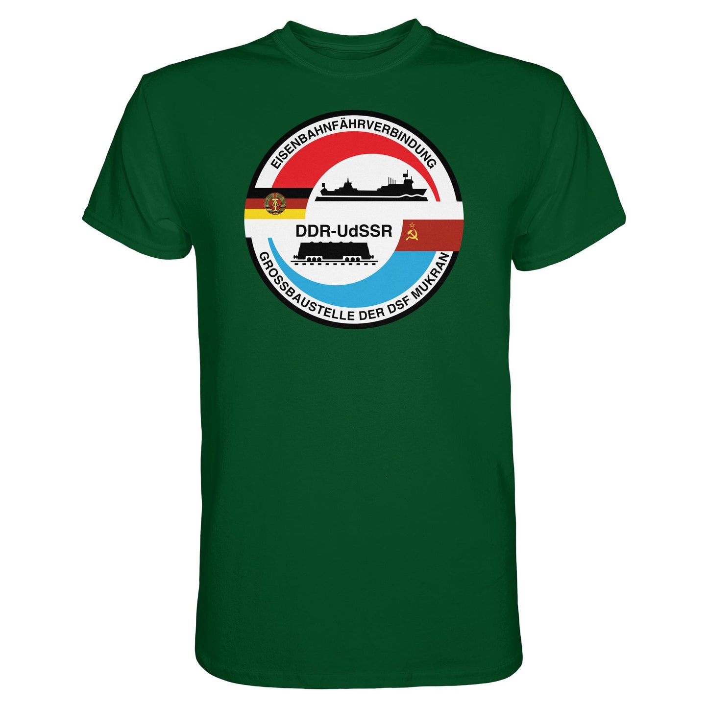 DDR Ostalgie Shirt Unisex • GROSSBAUSTELLE DER DSF MUKRAN