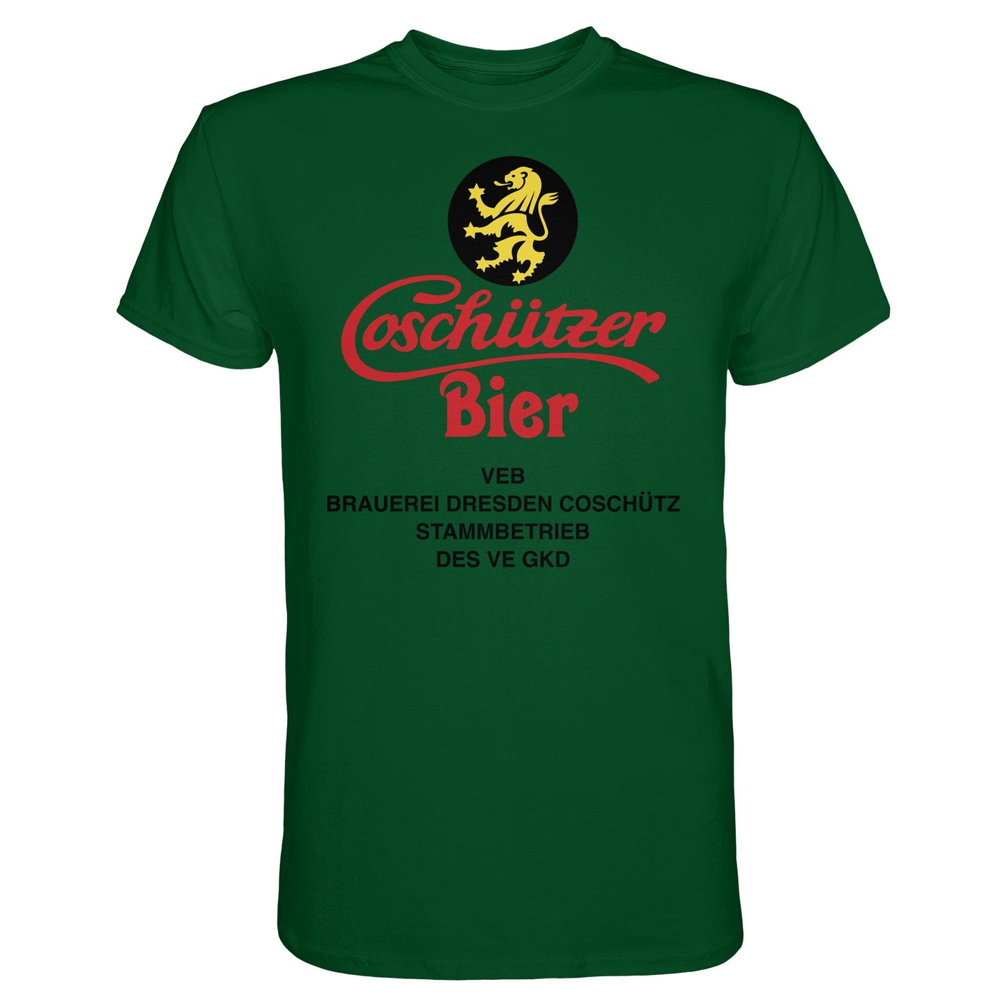 DDR Ostalgie Shirt Unisex • COSCHÜTZER BIER - VEB BRAUER DRESDEN