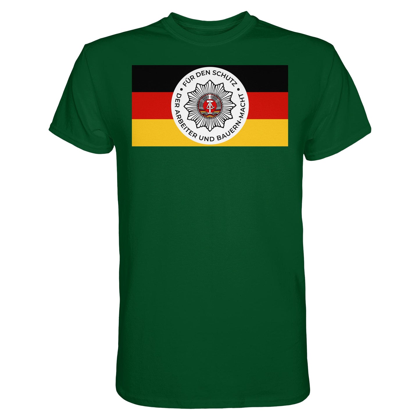 DDR Ostalgie Shirt Unisex • NVA - FÜR DEN SCHUTZ DER ARBEITER- UND BAUERNMACHT (ORIGINAL BANDEROLE)