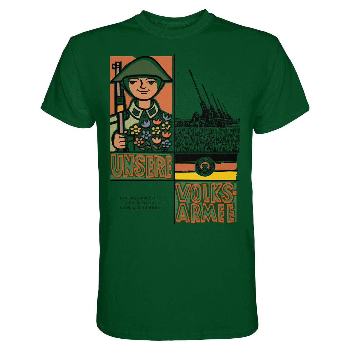 NVA - UNSERE VOLKSARMEE (AUSMALHEFT) | DDR Ostalgie Shirt Unisex
