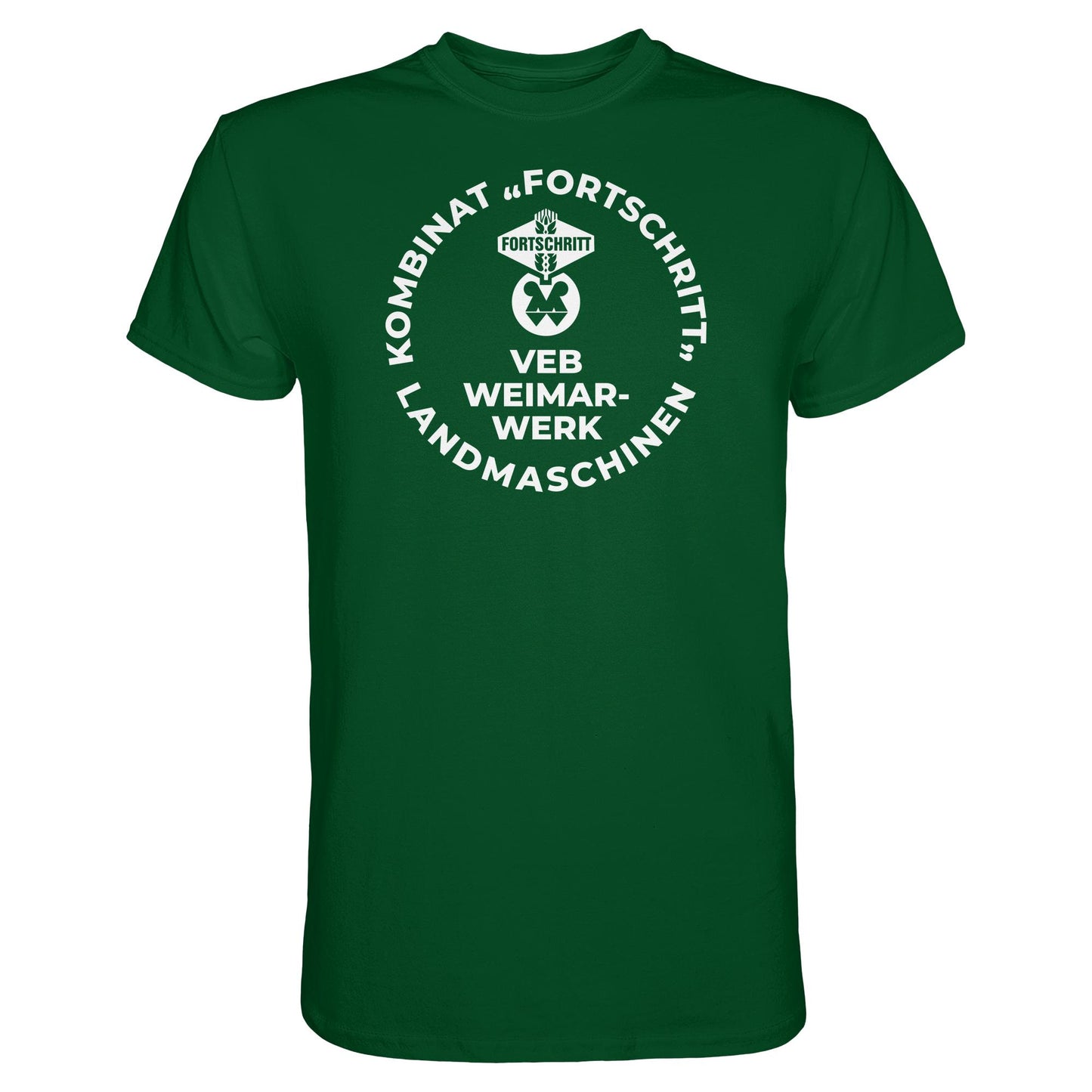 DDR Ostalgie Shirt Unisex • VEB KOMBINAT FORTSCHRITT WEIMAR LANDMASCHINEN