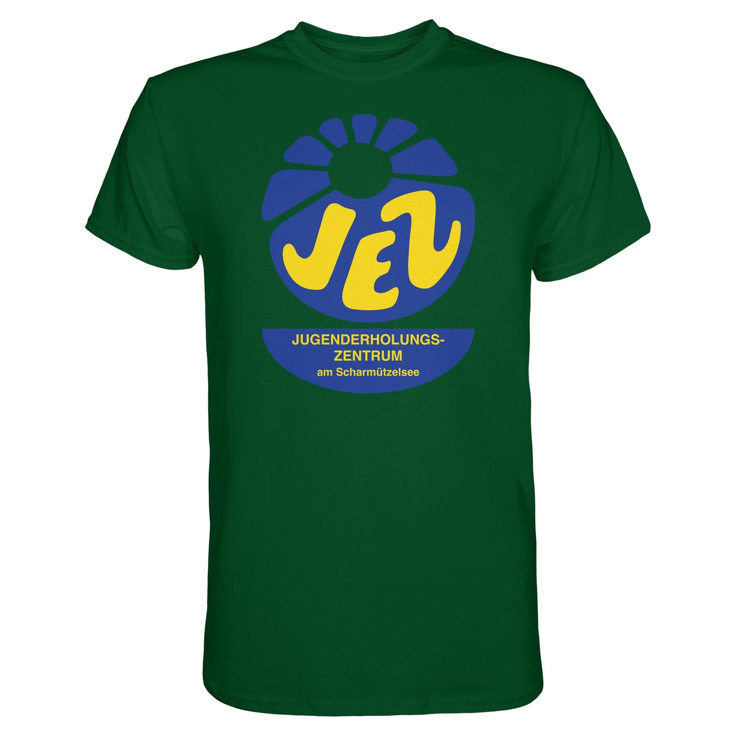 DDR Ostalgie Shirt Unisex • JEZ - JUGENDERHOLUNGSZENTRUM SCHARMÜTZELSEE