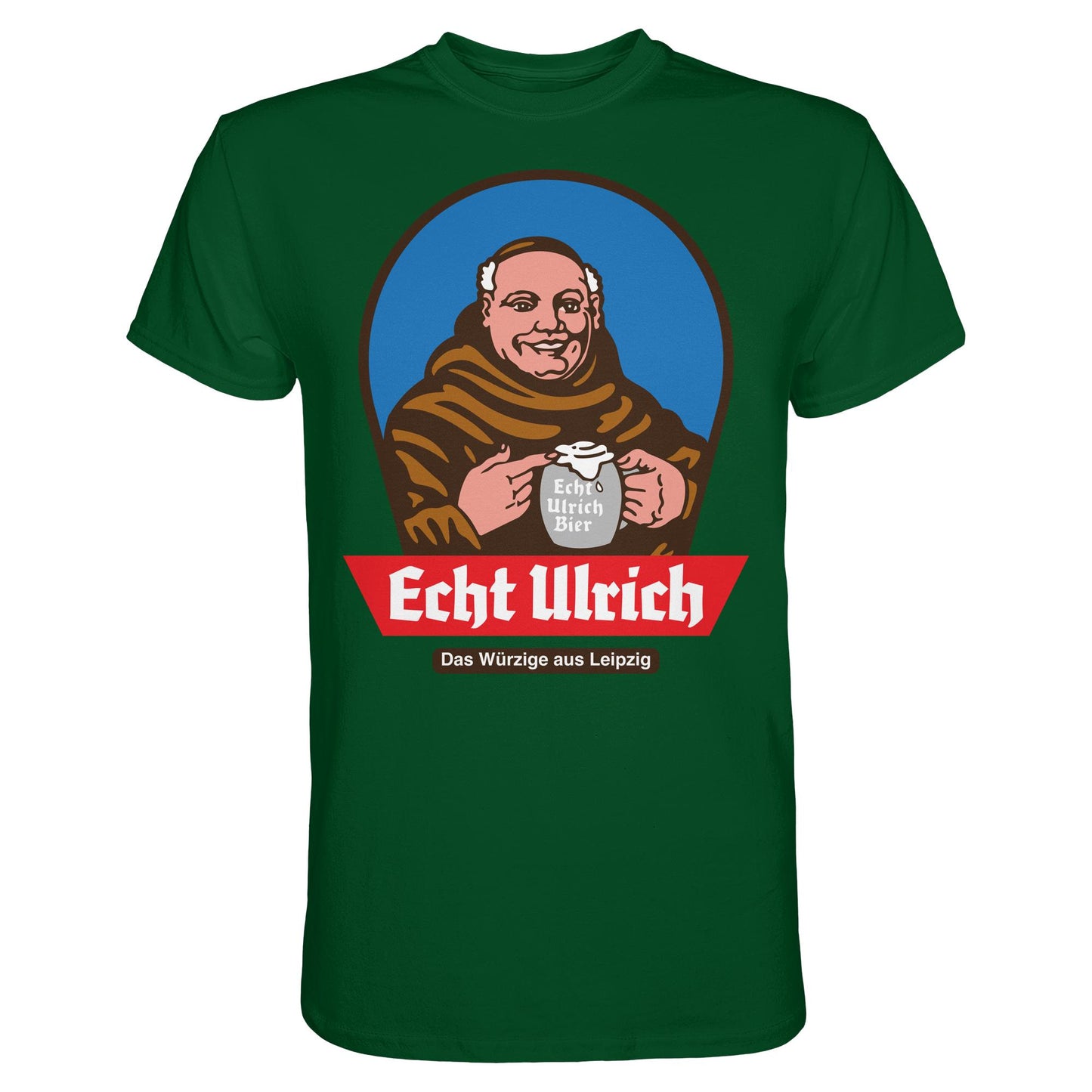 DDR Ostalgie Shirt Unisex • ECHT ULRICH BIER LEIPZIG