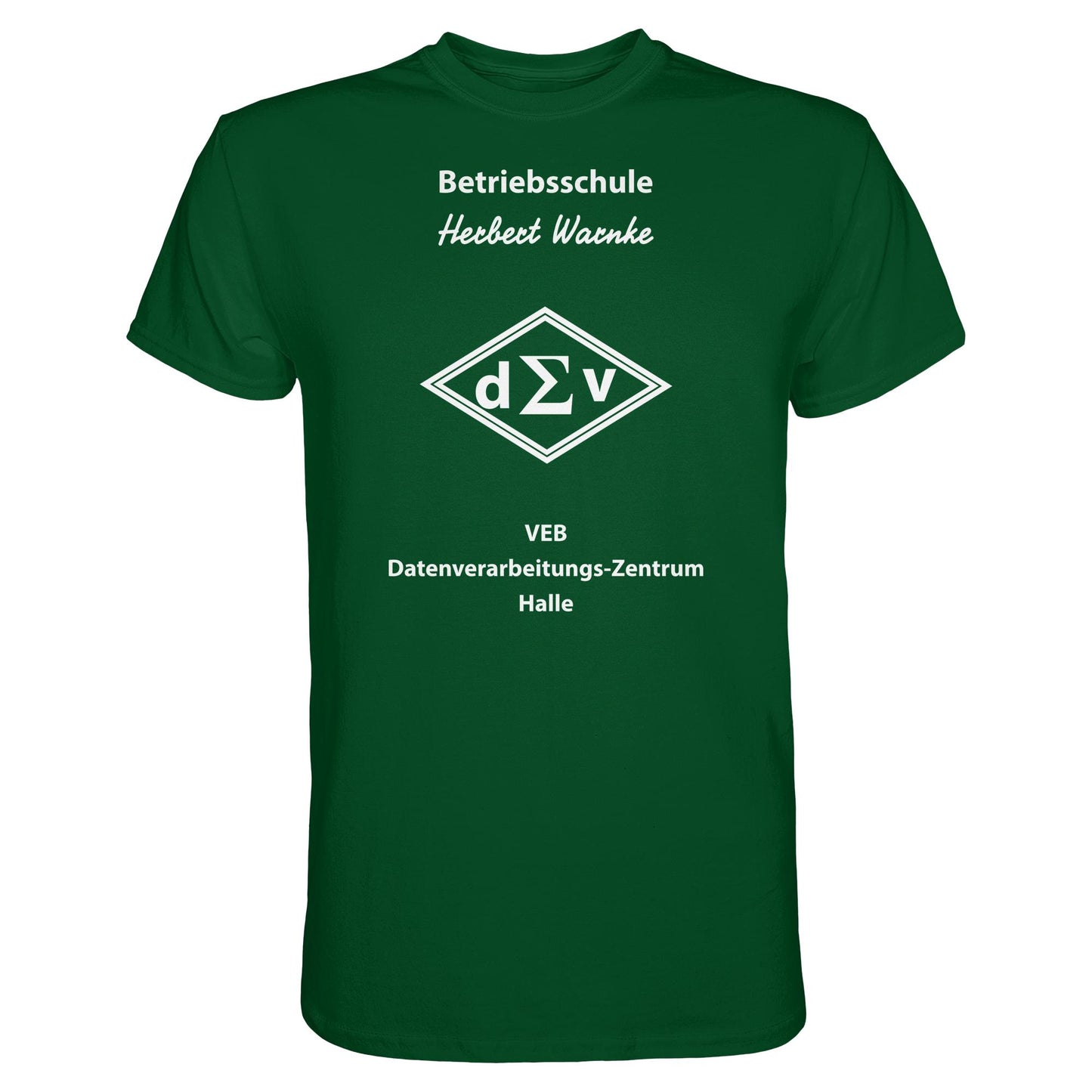DDR Ostalgie Shirt Unisex • BETRIEBSSCHULE VEB DATENBERARBEITUNG HALLE