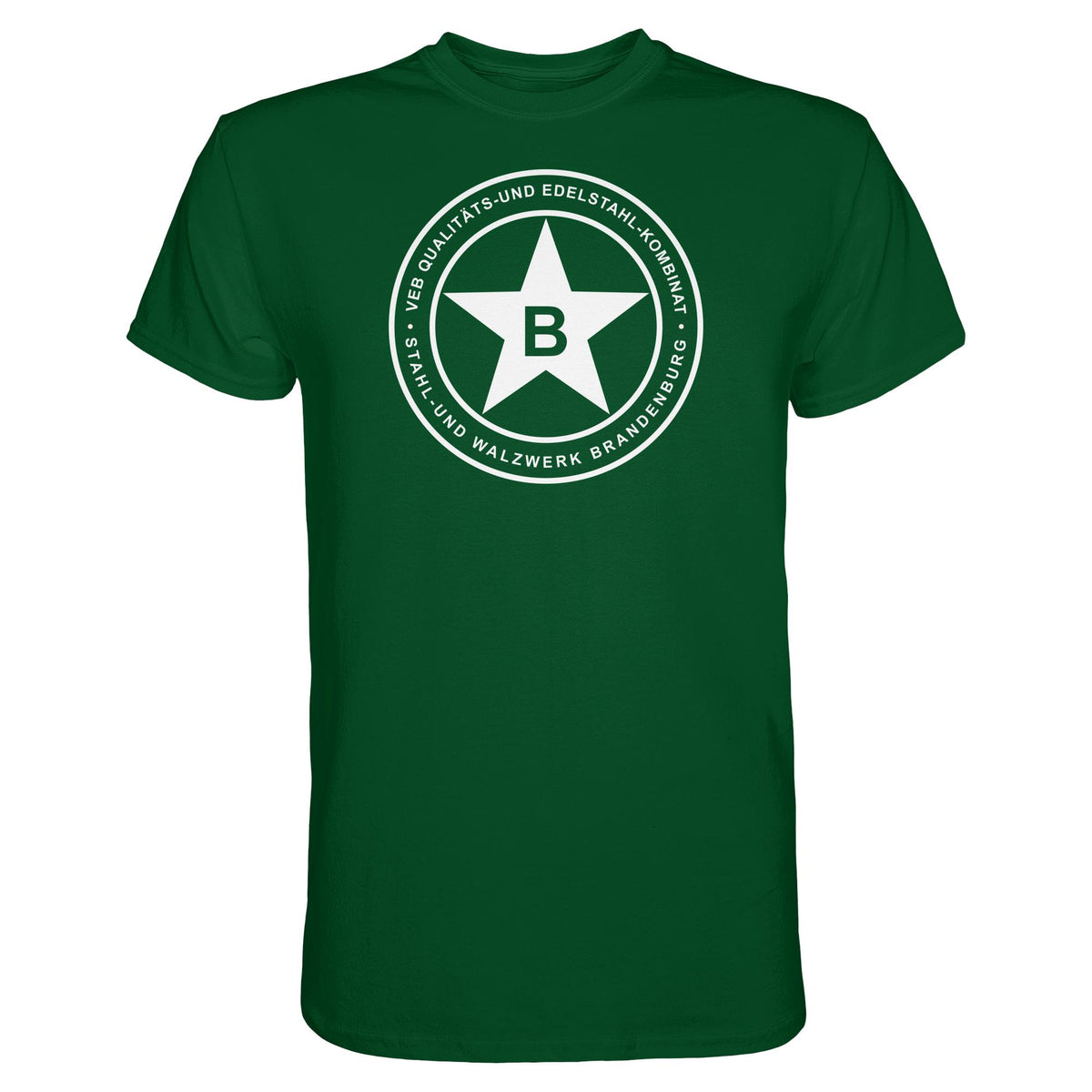 DDR Ostalgie Shirt Unisex • VEB QUALITÄTS- UND EDELSTAHL-KOMBINAT BRANDENBURG