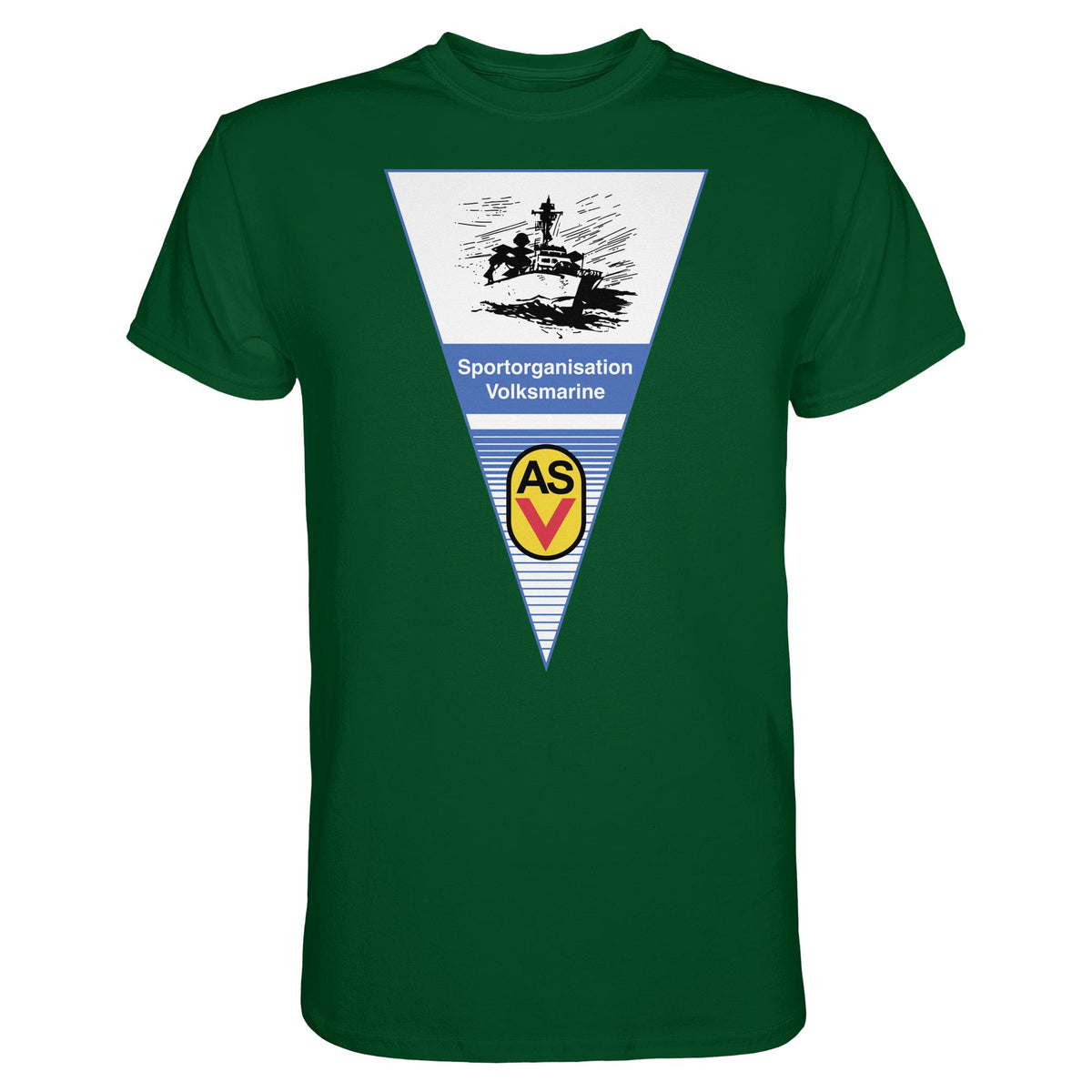 DDR Ostalgie Shirt Unisex • ASV SPORTORGANISATION VOLKSMARINE