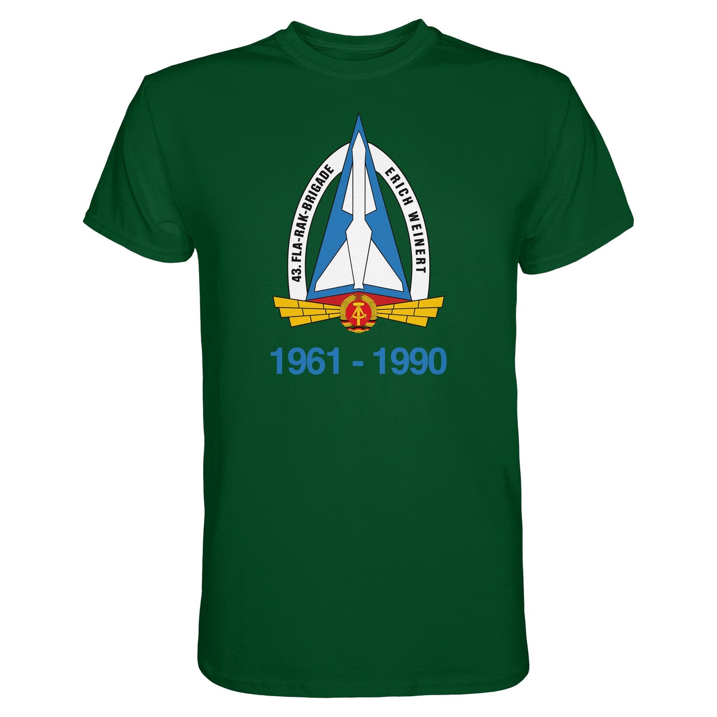 DDR Ostalgie Shirt Unisex • 43. FLA-RAK-BRIGADE ERICH WEINERT