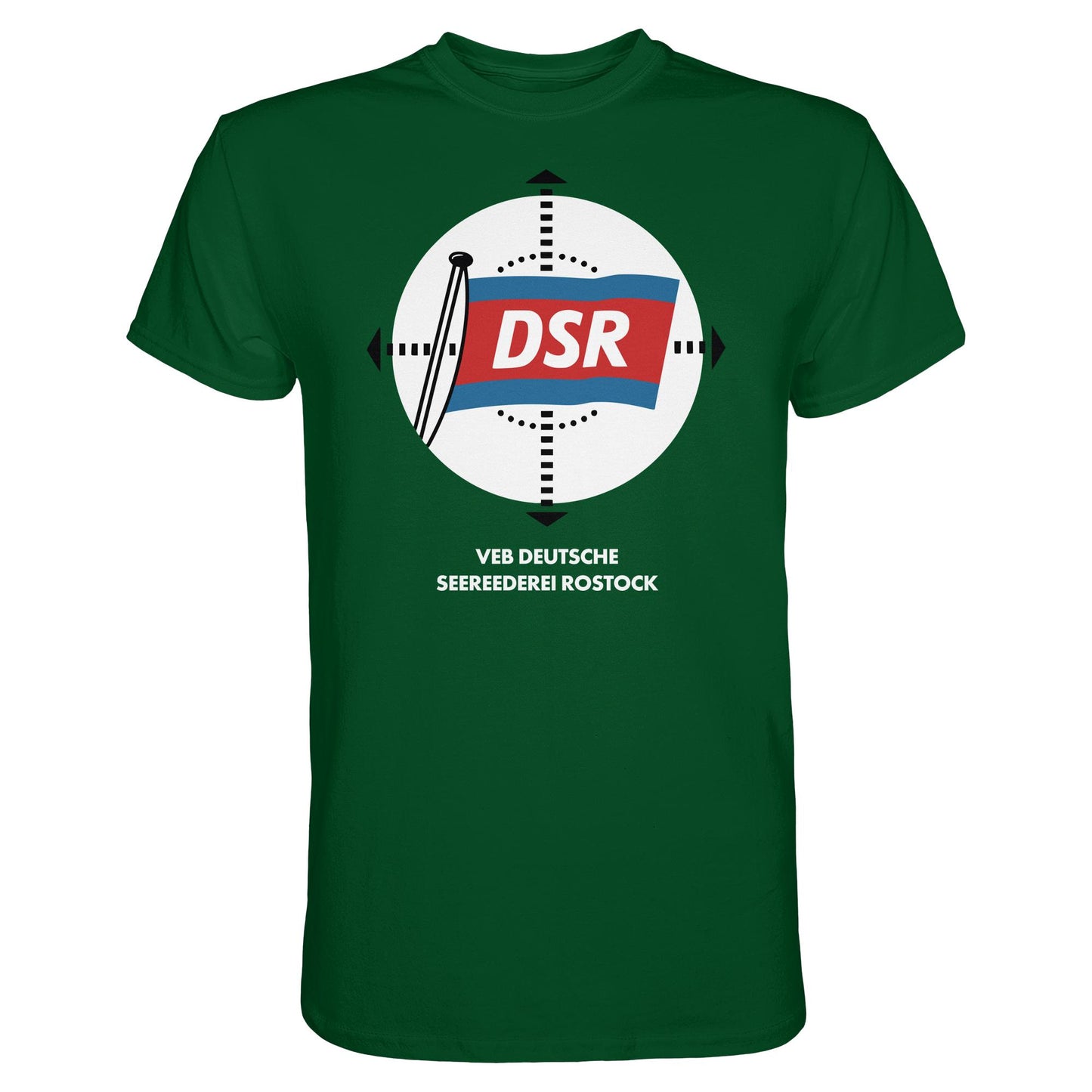 DDR Ostalgie Shirt Unisex • DSR - VEB DEUTSCHE SEEREEDEREI ROSTOCK