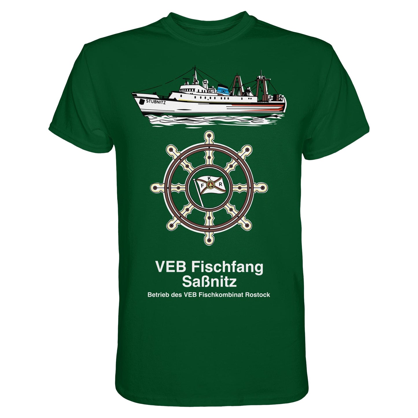 DDR Ostalgie Shirt Unisex • VEB FISCHFANG SASSNITZ
