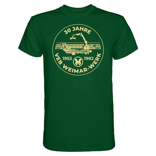 DDR Ostalgie Shirt Unisex • 30 JAHRE VEB WEIMAR-WERK