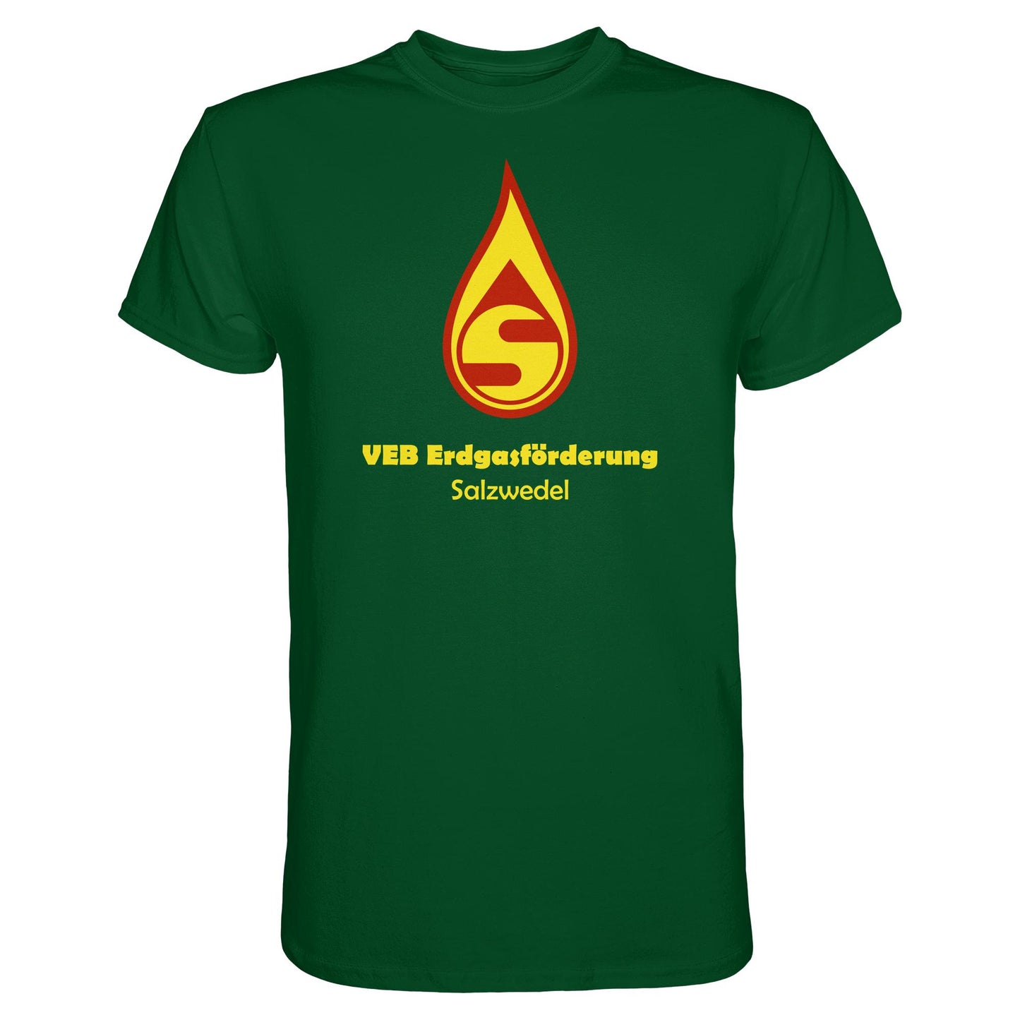 DDR Ostalgie Shirt Unisex • VEB ERDGASFÖRDERUNG SALZWEDEL