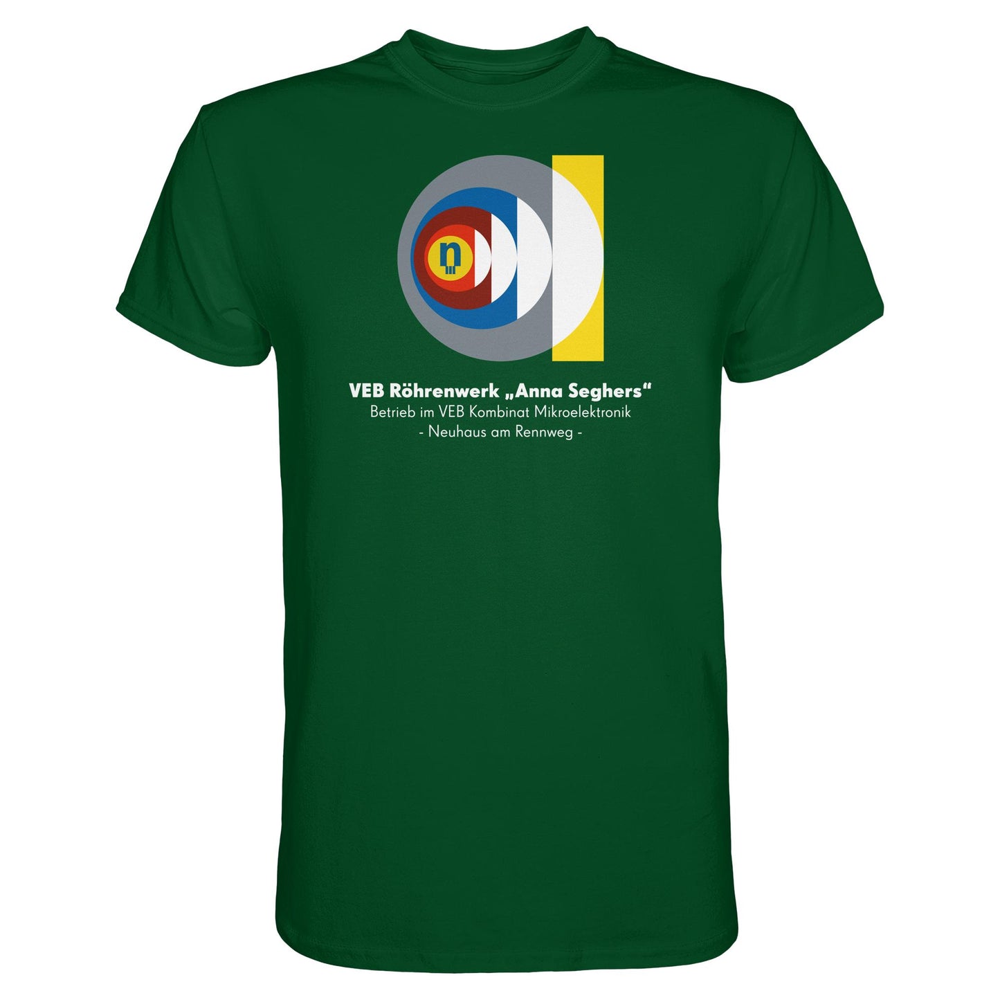 DDR Ostalgie Shirt Unisex • VEB RÖHRENWERK ANNA SEGHERS - NEUHAUS
