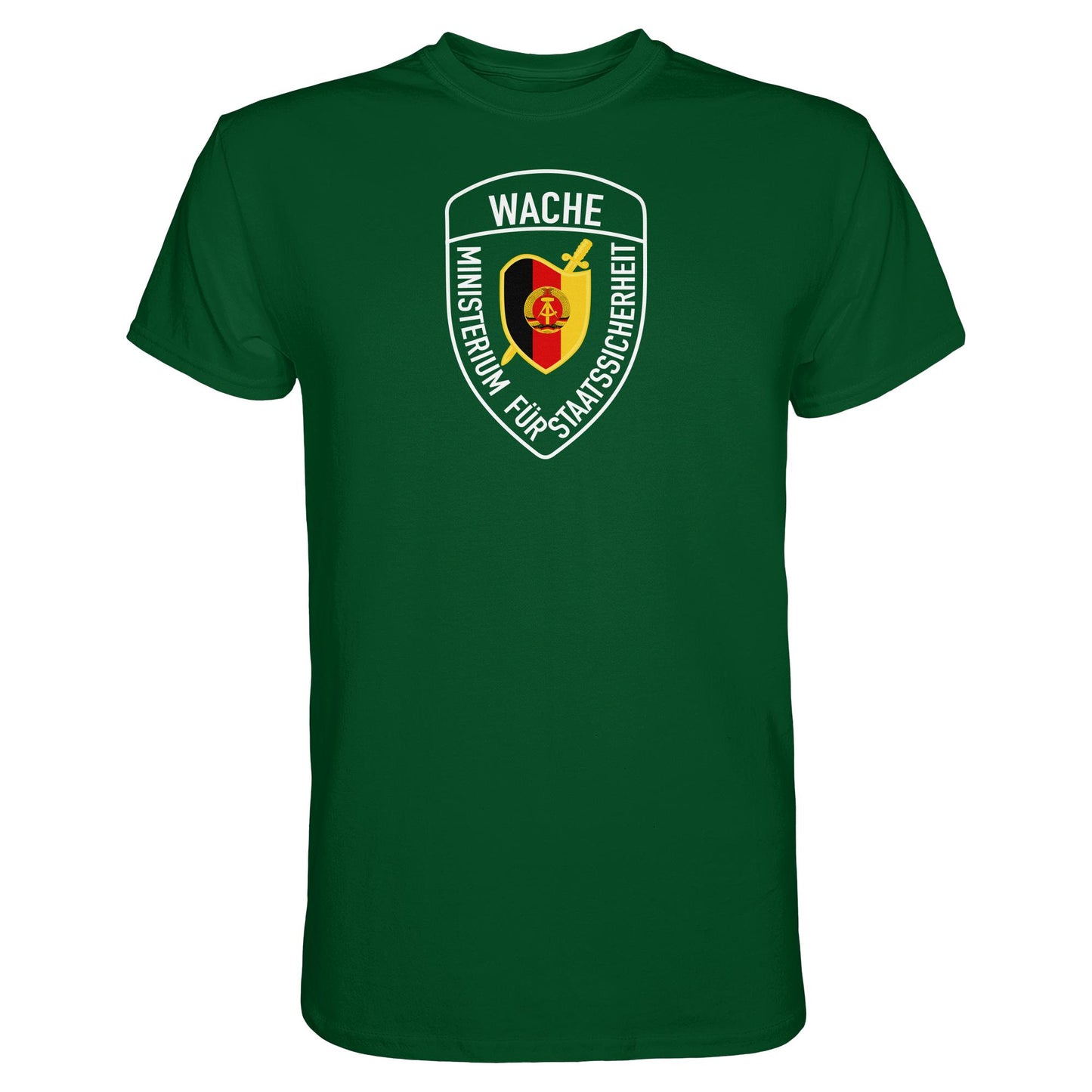 DDR Ostalgie Shirt Unisex • MINISTERIUM FÜR STAATSSICHERHEIT - WACHE (ORIGINAL SCHILD)