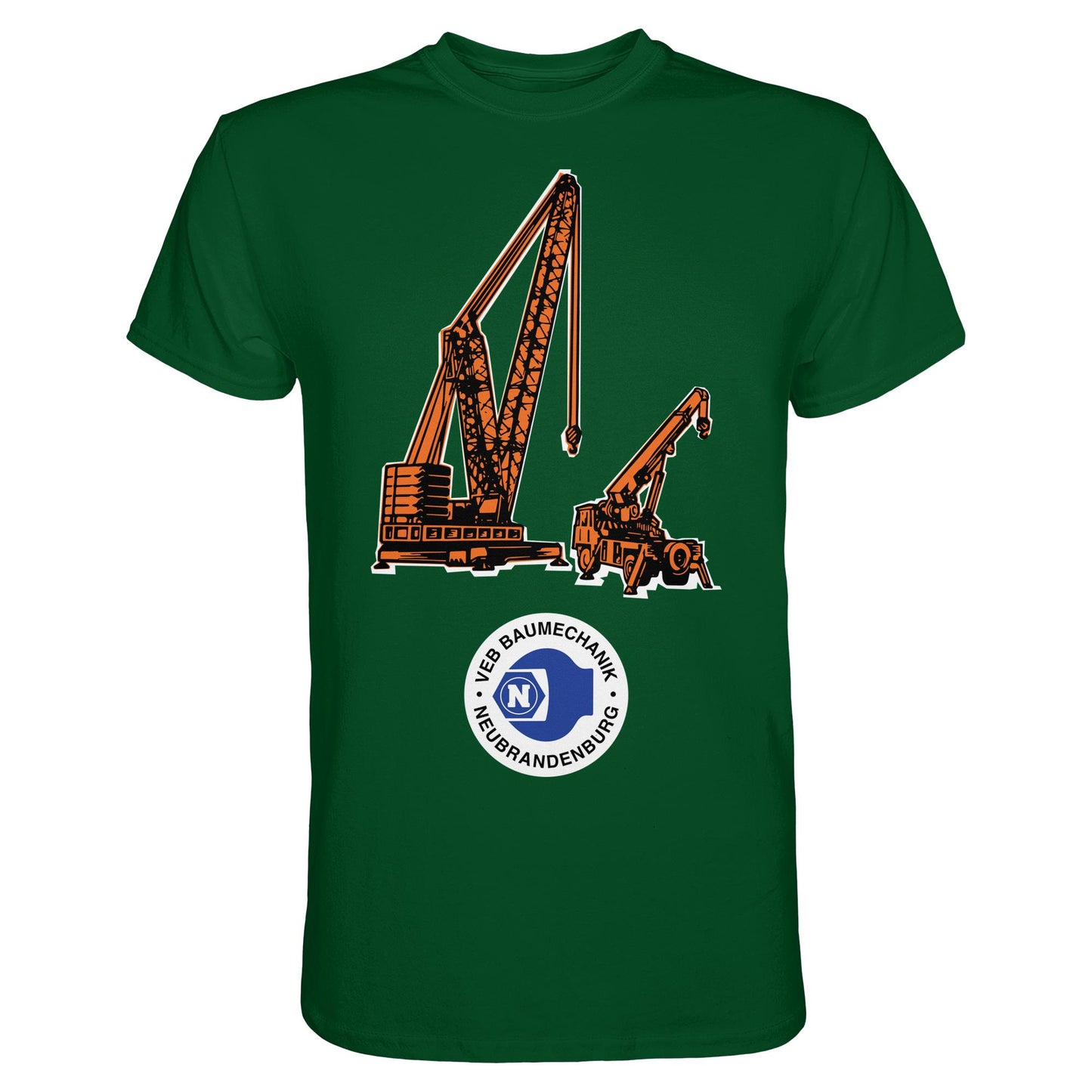 DDR Ostalgie Shirt Unisex • VEB BAUMECHANIK NEUBRANDENBURG